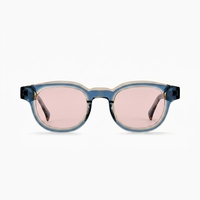 Lunettes teintées rose FL-41 avec teintes multi-niveaux pour l'éclairage fluorescent intérieur et la lumière du soleil extérieure