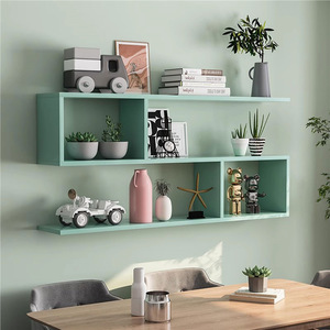 ชั้นวางติดผนัง ZM-719 รูปทรงสี่เหลี่ยมผืนผ้า สามชั้น วัสดุโลหะ สำหรับห้องนั่งเล่น ช่วยจัดเก็บของ ทำความสะอาดง่าย จัดระเบียบได้เป็นระเบียบ - Product Image 5