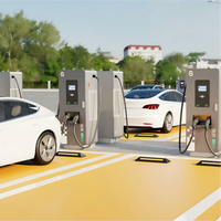 Estación de Carga para Vehículos Eléctricos BENY de Tamaño Compacto, de 60kW a 160kW, Cargadores Rápidos de Corriente Continua Ocpp1.6J para Hoteles