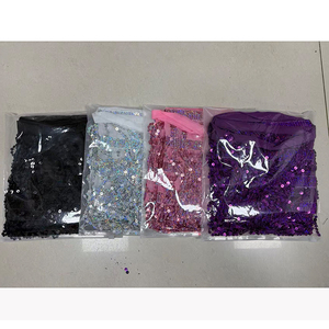 <strong>Womens</strong> Tassel Skirts Halloween Bohemian 4-Layer Sequin Belly Dance Hip Scarf Shiny Wrap Skirt <strong>Rave</strong> <strong>Outfits</strong> - Product Image 6