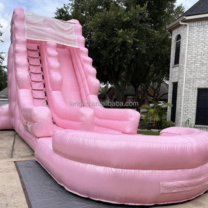 Tobogán Acuático Inflable <span class=keywords><strong>Rosa</strong></span>, Toboganes de Agua Inflables, Wasserrutschen Inflable, Tobogán Inflable para la Piscina - Product Image 1