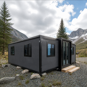 Casa Contenedor Prefabricada Expandible de 40, 30 y 20 Pies, Casa Pequeña Plegable de Acero Ligero, Villa Prefabricada, Casa Modular Plegable - Product Image 1