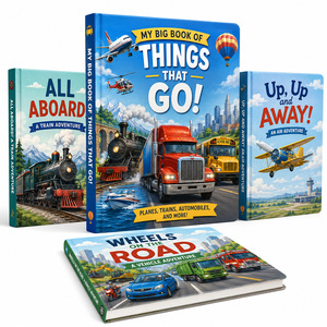 Impresión de Libros Infantiles, Libros de Cuentos Personalizados a Todo Color, Tamaño Personalizado, Aptos para Niños, Tinta de Soja Disponible, Laminación Mate - Product Image 1