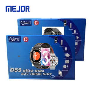 D55 New Powerbank Pro Max Smartwatch phù hợp với cộng với không dây đồng hồ quà Tặng Bộ 7 trong 1 thông minh Điện thoại đồng hồ - Product Image 6