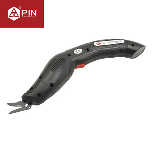 Ciseaux électriques rechargeables portatifs pour la couture de vêtements, qualité industrielle, modèle noir Pi 896 - Product Image 1
