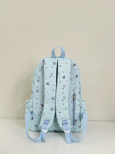Sac à dos pour ordinateur portable JINZE4003 JINZE tendance ciel étoilé, imprimé étoiles bleues, sac d'école souple pour adolescents et étudiants - Product Image 2