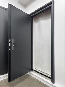 ประตูอลูมิเนียมหล่อประตูรักษาความปลอดภัยฉนวนกันความร้อนดีไซน์ศิลปะจีนสั่งซื้อจำนวนมาก - Product Image 3