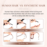 Originea – Cheveux humains en vrac pour tresses au crochet, extensions de cheveux naturels vierges doux pour hommes