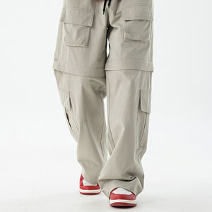 Pantalons pour hommes en lin de travail pour l'extérieur Pantalons de survêtement en coton chino Joggers de sport Pantalons et pantalons <span class=keywords><strong>cargo</strong></span> personnalisés pour hommes - Product Image 5