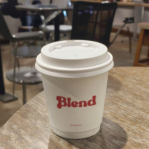 Custom White Double Wall Disposable 8oz-16oz Hot Coffee Cups with Sip Lid Craft Paper for Coffee Shop Supplies