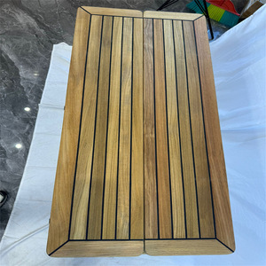 Table pliante en teck à succès pour yacht, bateau, accessoires de camping-car - 450/900x1000mm en plastique - Product Image 3