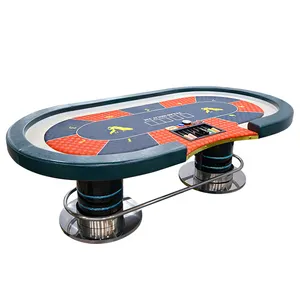 YH Casino yüksek kaliteli 96 inç teksas Poker masa kumar Poker masası cips tepsi satılık