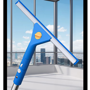 Juego de Raspadores de Vidrio, Palo Telescópico para Paredes Exteriores, Limpiador de Vidrios de 1.2m, Juego de Tubos Telescópicos de Aluminio, Extensible - Product Image 1