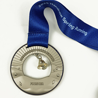 Petite médaille émaillée vierge, option émail dur ou souple, pour récompense de performance scolaire ou de club, en alliage de zinc, contrôle qualité réussi, pour promotions d'événements