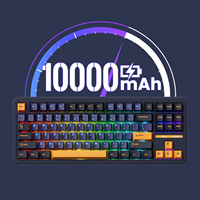 Teclado Mecánico con Cable Akko TAC87, 88 Teclas, Diseño TKL al 80%, Montaje Gasket, USB-C, Programable, Intercambiable en Caliente, Cherry Gaming RGB