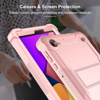 Pour TCL Tab 8 LE Pad Cases 3 en 1 Protection Heavy Duty Tablet Covers Antichoc Silicone PC Pad Cases