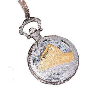 <span class=keywords><strong>Orologi</strong></span> da Tasca Vintage in Bronzo Anticato con Design Traforato per Uomo e Donna - Product Image 1