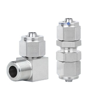 Qingze 304 Stainless Steel <b>Quick</b> Connect Fitting Internal Thread Straight <b>Connector</b> For PU Air Hose Nylon Hose Locking Female - Product Image 2