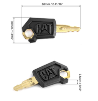 Clé de contact pour engins lourds 8500 5P8500 pour Caterpillar (CAT) Tractopelle et Mini-chargeuse TH82 TH83 TL1055C TL1055D TL1255C