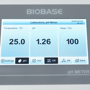 Medidor de PH/mV de Sobremesa BIOBASE con Precisión de 0.01pH, Pantalla Táctil de 7 Pulgadas, Calibración de 1-3 Puntos, Medidor de PH para Laboratorio - Product Image 3