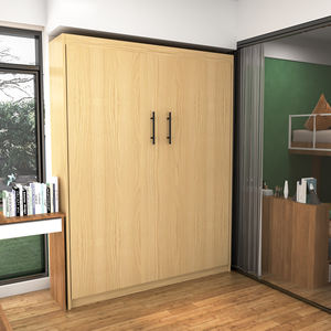 Letto a Scomparsa Salvaspazio Pieghevole con Finitura Legno per Piccola Camera da Letto o Appartamento - Product Image 3