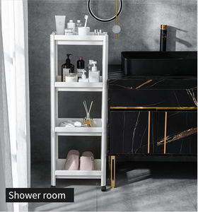 Giocattolo per bambini Rack di Stoccaggio Bambini Mensola con ruote Mobili di Plastica Scaffali da cucina Organizzatore di stoccaggio supporti & Rack - Product Image 6