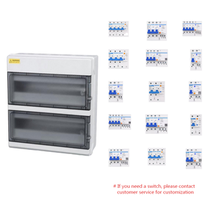 36 Way Custom HV Series IP65 <b>Waterproof</b> Distribution <b>Box</b> 4 to 36 Way <b>Electrical</b> Enclosure OEM Support Distribution <b>box</b> - Product Image 1