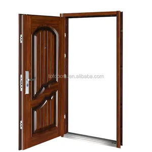 BSCI fabrika toptan fiyat ferforje kapı çok ankraj kilit salıncak kapısı tasarımı katalog ile