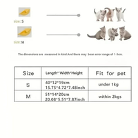 Bananenförmiges Katzen- und Hundebett, Lustig, Niedlich, Modern, Gemütlich, Warm, Langlebig, Tragbarer Haustierkorb, Hundehütte, Kissen, Gelbe Faser, Umweltfreundliche Matte