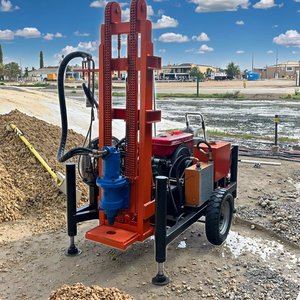 Perfuratriz Rotativa Portátil a Diesel sobre Rodas para Poços de Água e Sondagens em Minas - Product Image 1