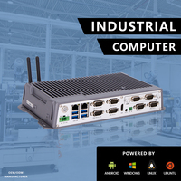 Linux Mini Pc IPctech Qiyang industria sin ventilador Mini caja Pc computadora integrada SupPort aleación de aluminio personalizada Mini Pcs OEM/ODM