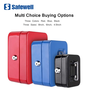 Safewell Portable Cash Safe <strong>Box</strong> YFC20-C Small Security Storage Safty <strong>Money</strong> <strong>Box</strong> Cash Safe <strong>Box</strong> With <strong>Money</strong> Tray - Product Image 4