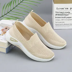 Zapatos Casuales para Mujer 2025, Zapatos Deportivos con Suela Suave y Tejido de Malla, Estilo Calcetín, Suministro Directo de Fábrica - Product Image 1