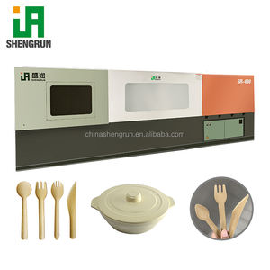 เครื่องทำขนมขบเคี้ยวอัตโนมัติรุ่นใหม่ SHENGRUN ผลิตภัณฑ์คุณภาพสูง ปลอดภัยสำหรับอาหาร น้ำหนักเบา ผลิตขนมเค้ก <span class=keywords><strong>ข้าว</strong></span>โพ<span class=keywords><strong>ด</strong></span>บด และภาชนะใส่อาหาร กำลังการผลิต 500 กก./ชม. - Product Image 2