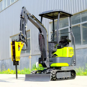 Mini excavatrice compacte sur chenilles chinoises Mini pelle de 1.2 tonnes - Product Image 3