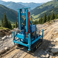 Machine de forage de puits d'eau hydraulique à diamant avec fonctionnement précis et grande stabilité pour les terrains durs