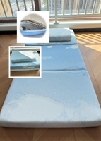 Matelas pliants en mousse à mémoire de forme de qualité supérieure, épaisseur 6 cm, de qualité médicale et haute densité, disponibles pour les dortoirs étudiants