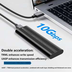 M.<span class=keywords><strong>2</strong></span> Neu aufgerüstete schrauben freie USB3.<span class=keywords><strong>2</strong></span>-Typ-C-Schnitts telle SATA/NVME Dual-Protocol-Festkörper-Festplatten gehäuse - Product Image 5