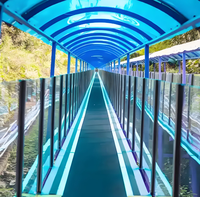 Peralatan Industri Mesin Konveyor Belt Pemandangan Indah Magic Carpet di Puncak Bukit Norte Scenic Magic Carpet