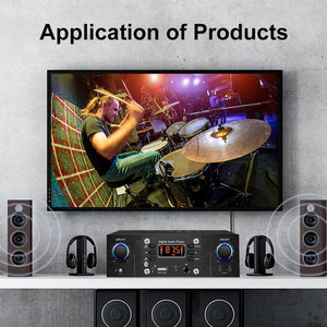Vire 2*20W khuếch đại Máy nghe nhạc MP3 Board giải mã DC12-15V <span class=keywords><strong>Bluetooth</strong></span> 5.3 khuếch đại xe FM Radio module với microphone - Product Image 5