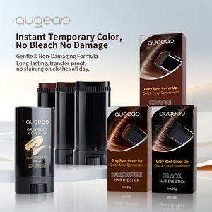 En stock, stylo temporaire pour retouche des racines, couvre instantanément les cheveux gris et blancs, lavable, colorant capillaire en stick pour hommes et femmes - Product Image 5