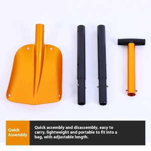 <span class=keywords><strong>พลั่ว</strong></span>หิมะอลูมิเนียมอเนกประสงค์สำหรับกรณีฉุกเฉิน ใบมีดกว้าง 8 นิ้ว ขายตรงจากโรงงาน มุมใบมีด 15-30 องศา รับประกัน 1 ปี สำหรับ - Product Image 2