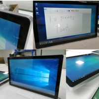 Moniteur tactile d'intérieur EKAA 32 pouces avec système d'exploitation Android intégré, affichage numérique tout-en-un LCD