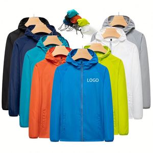 เสื้อแรชการ์ดแขนยาวสำหรับฤดูร้อน ป้องกันแสงแดด UPF 50+ กันน้ำ ระบายอากาศได้ดี มีฮู้ด เหมาะสำหรับเล่นกีฬากลางแจ้ง - Product Image 1