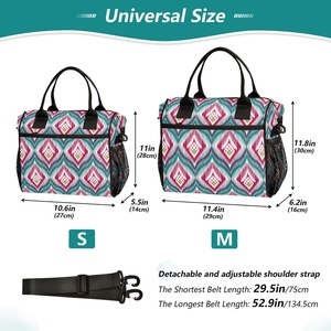 Custom Print Insulated Lunch Bags Portable Camping Beach Picnic Meal Box Food Cooler Bags for Kids Adults - Product Image 2
