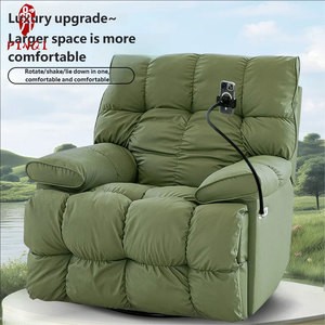 Canapé multifonctionnel en tissu moderne, fauteuil inclinable de salon, fauteuil à bascule, espace de première classe, rembourrage en éponge, une place, usage adulte - Product Image 4