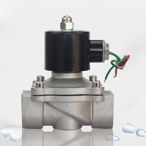 ROTK 2/2 weg direkt wirkende normal geschlossen <span class=keywords><strong>3</strong></span>/4 "zoll Öffnung 20mm edelstahl 304 AC110V magnetventil - Product Image 1