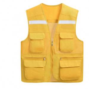 Wholesale Traffic Work Construction Security High Visibility Reflective Safety Mesh Vest with Logo - Product Image 4