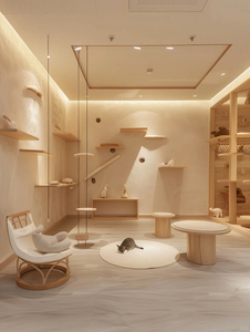 Aménagement intérieur personnalisé pour café, mobilier moderne pour café, étagères en bois, comptoir, aménagement de boutique - Product Image 4