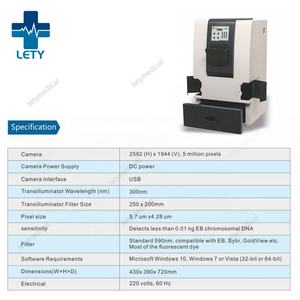 Sistema de imágenes de Gel de laboratorio de alta calidad, Analizador de imágenes de Gel, electroforesis utilizada para Gel de DNA/RNA, gel de proteína, etiqueta de enzima - Product Image 2